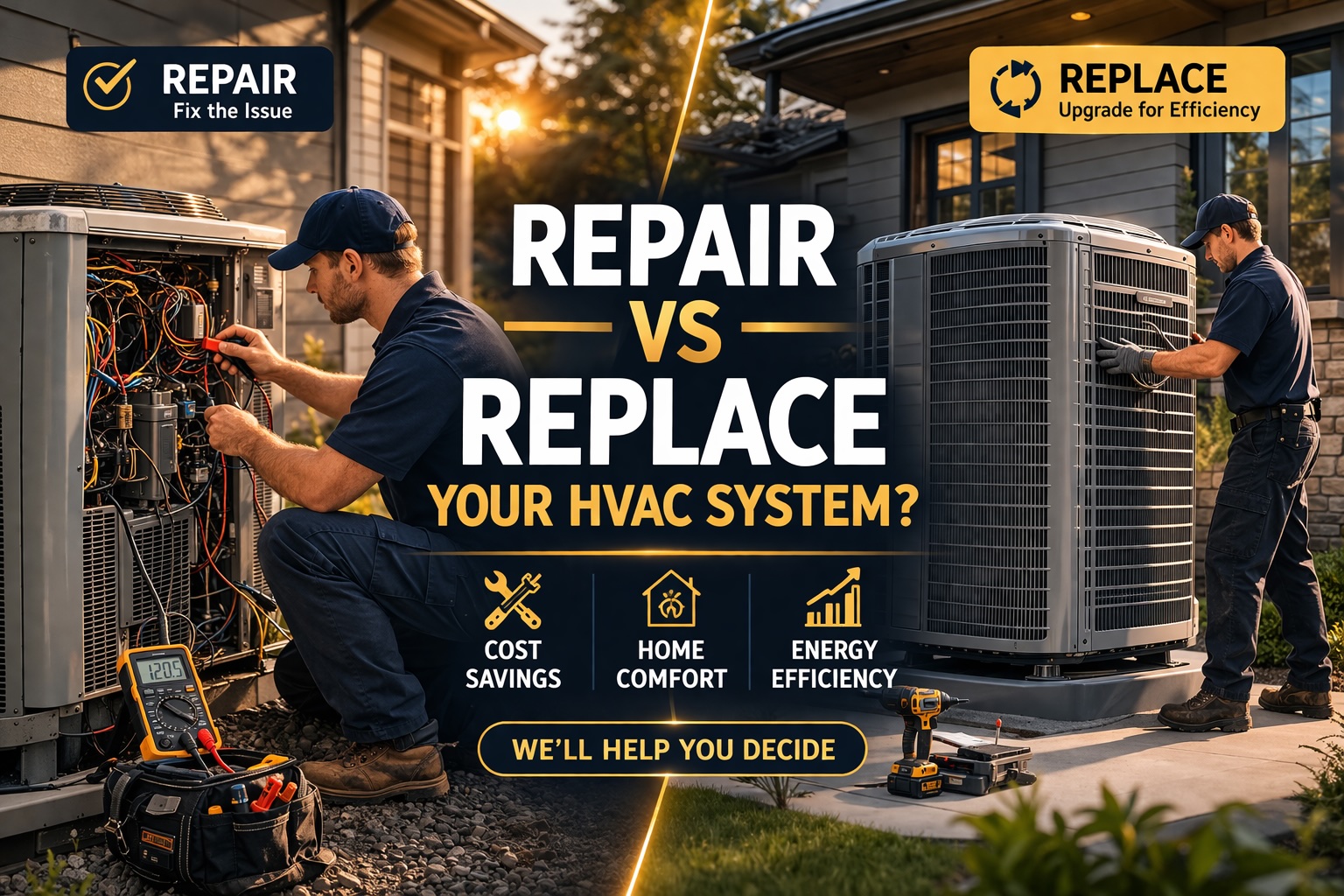 When to Replace vs. Repair Your Air Conditioner